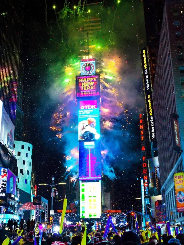 Midnight in Manhattan: Times Square’s New Year Ball Drop Celebration